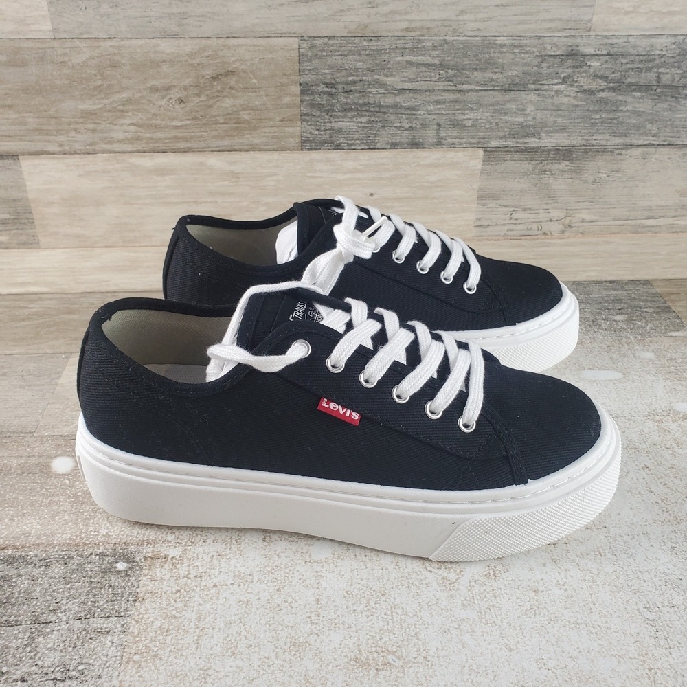 Levis Womens Dakota CVS Low Top Shoes Sz 8 Casual Lace Up Canvas Sneaker